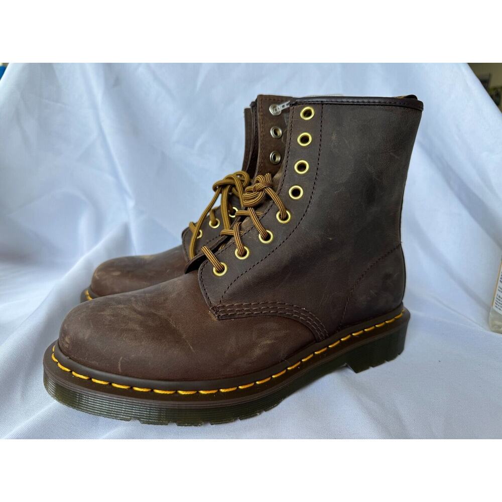 NWT Dr Martens Unisex 1460 Crazy Horse Leather Lace Up Combat Boots US 6M 7L